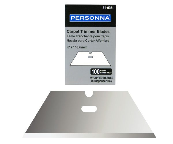 Personna 61-0021 Chisel Edge Trimmer Blade - 100 Blades