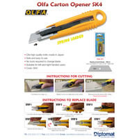 SK4 OLFA Safety Carton Opener